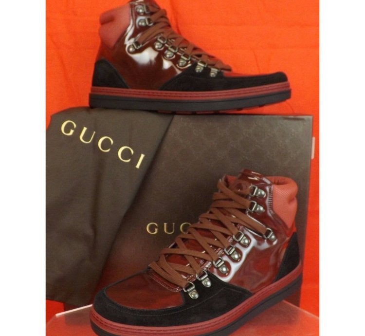 368496 SOFTY TEK CONTRAST BURGUNDY INTERLOCKING SNEAKERS 8