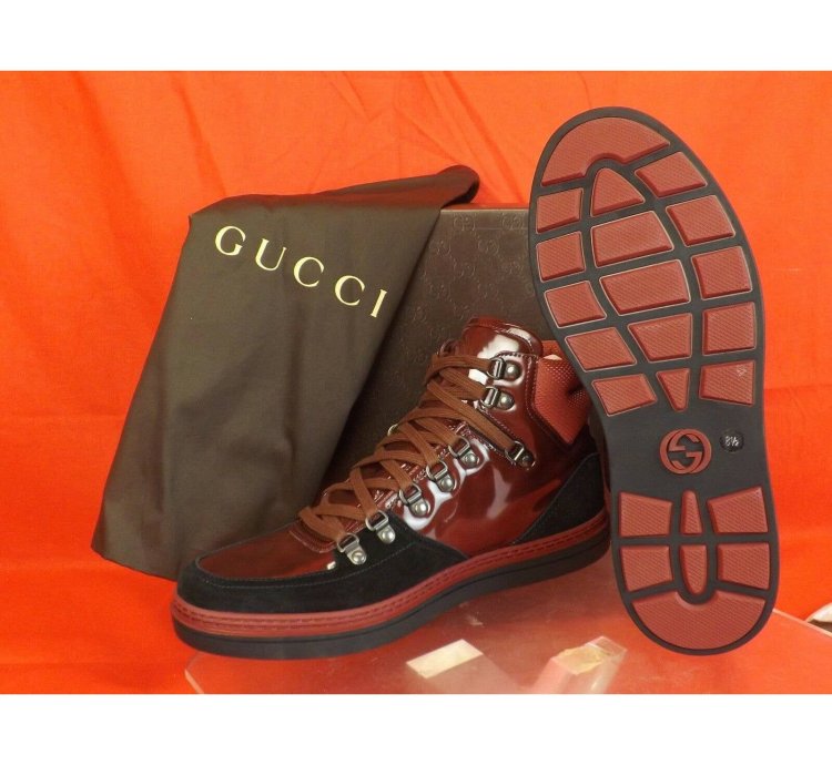 368496 SOFTY TEK CONTRAST BURGUNDY INTERLOCKING SNEAKERS 8