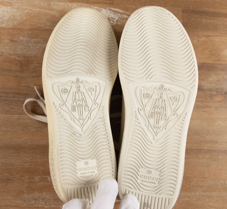 830 GUCCI Ace Mickey Mouse white leather sneakers - 7 US