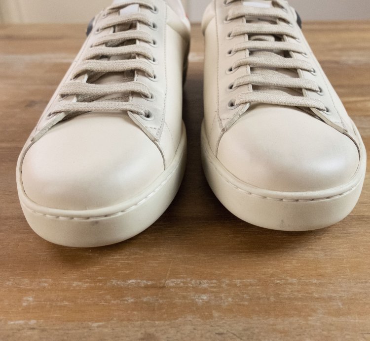 830 GUCCI Ace Mickey Mouse white leather sneakers 10 US