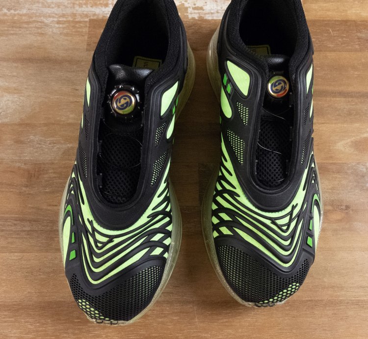 890 GUCCI Ultrapace black green sneakers 10 US 9 5 UK