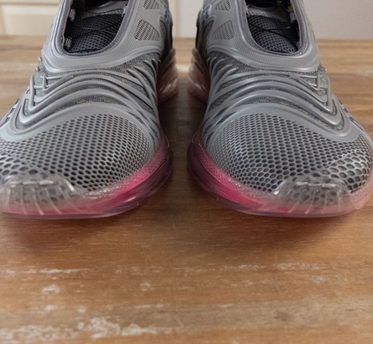890 GUCCI Ultrapace grey pink sneakers - 11 5 US 11 UK