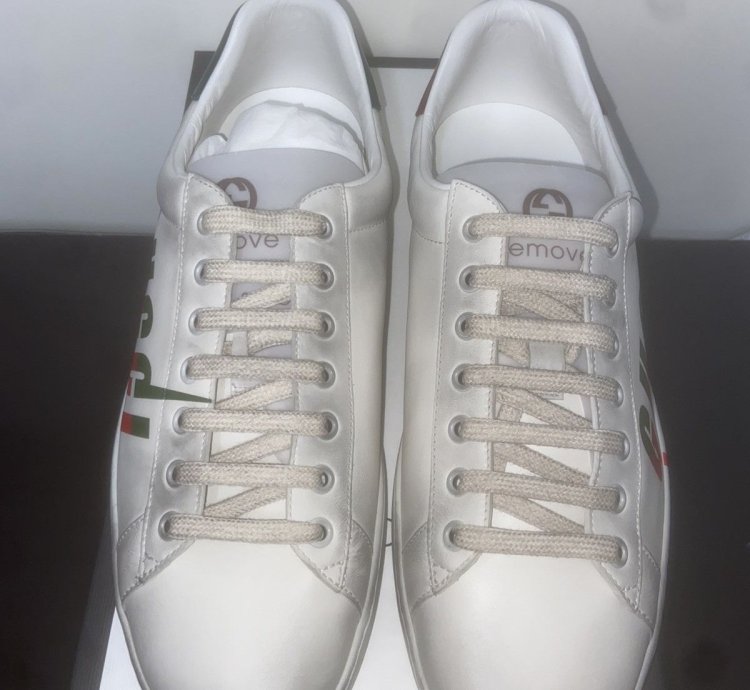 Ace blade print sneaker sz 10us(9 in Gucci)