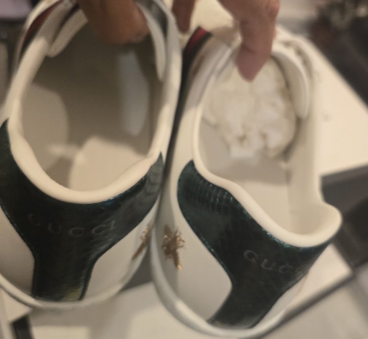 Ace Embroidered Bees and Stars Gucci Sz 15 5 US Sz 16
