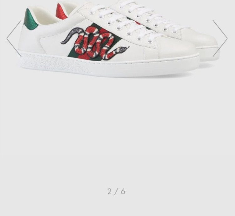 Ace Embroidered Low Snake