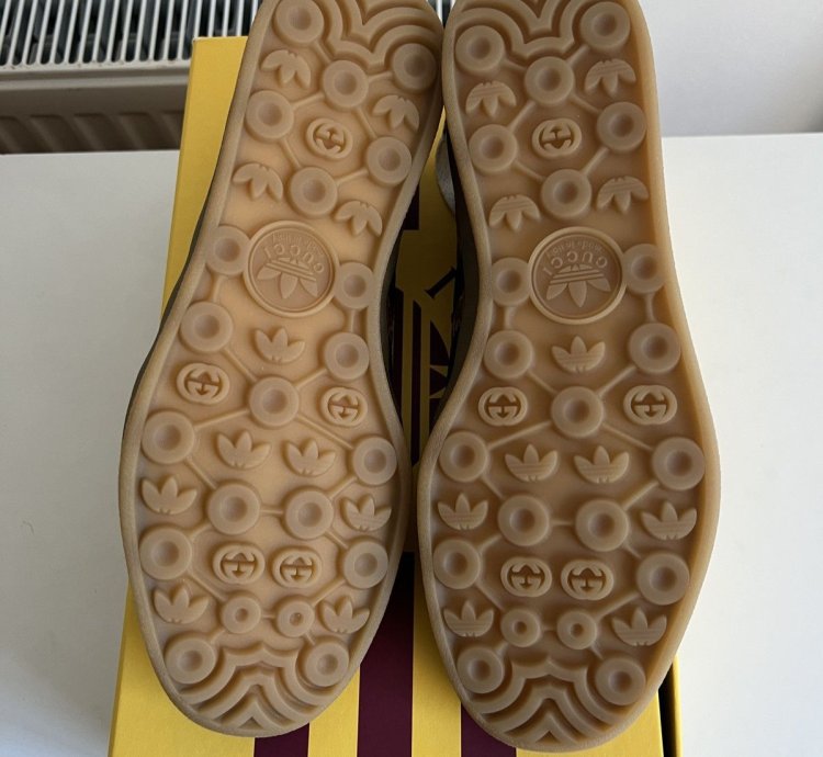 ADIDAS GUCCI GAZELLE GG MONOGRAM BROWN