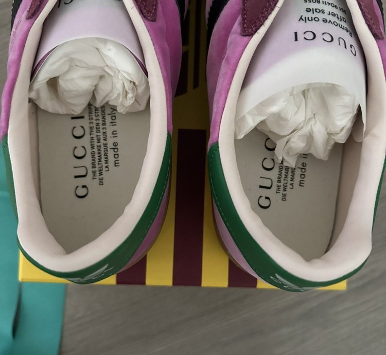 Adidas Gucci Gazelle Pink Velvet EU 43 1 3