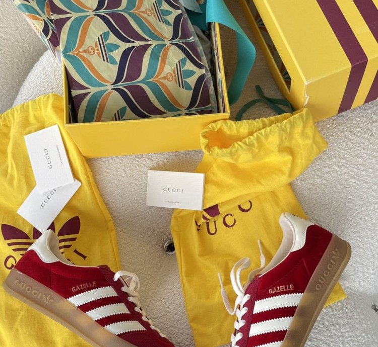 Adidas Gucci Gazelle Red