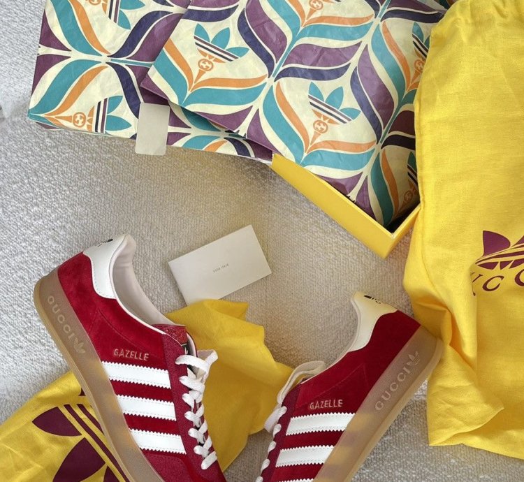 Adidas Gucci Gazelle Red