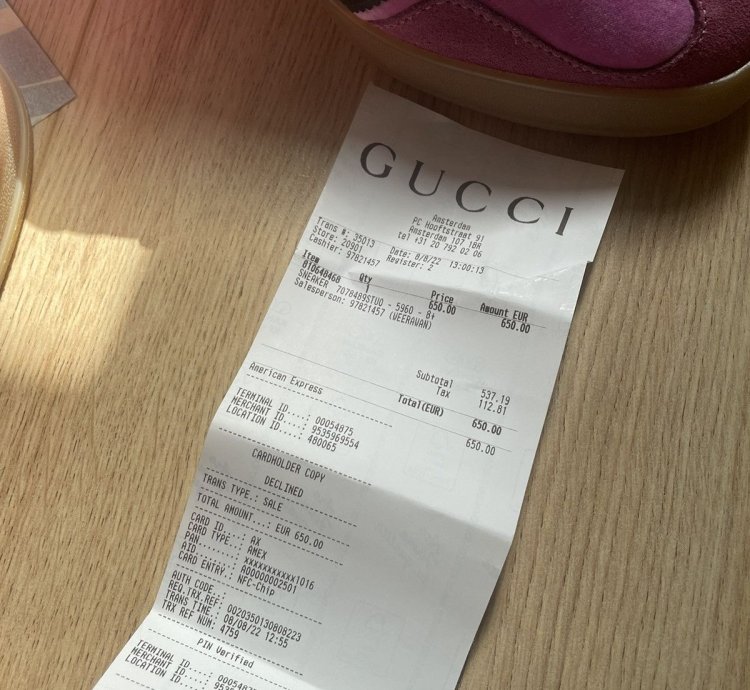 adidas Gucci men Gazelle sneaker