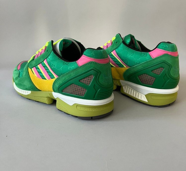 Adidas ZX8000 Monogram Sneakers in green