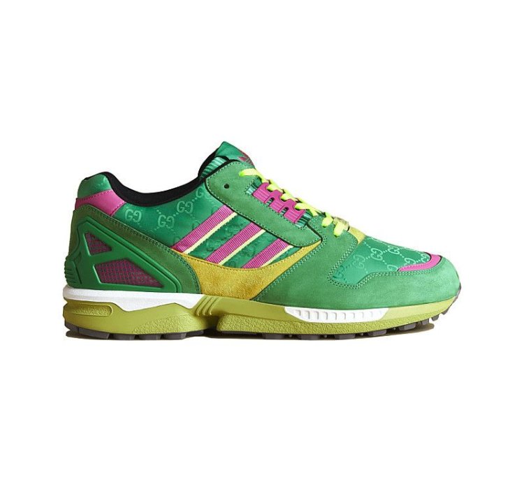 AdidasXGucci ZX8000 GG Monogram in green