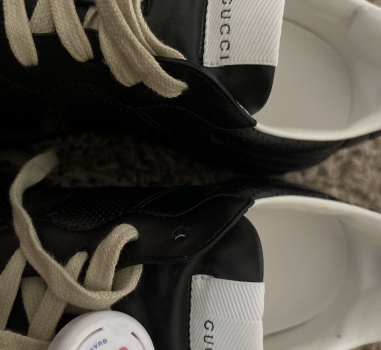 Black GG Embossed Sneakers