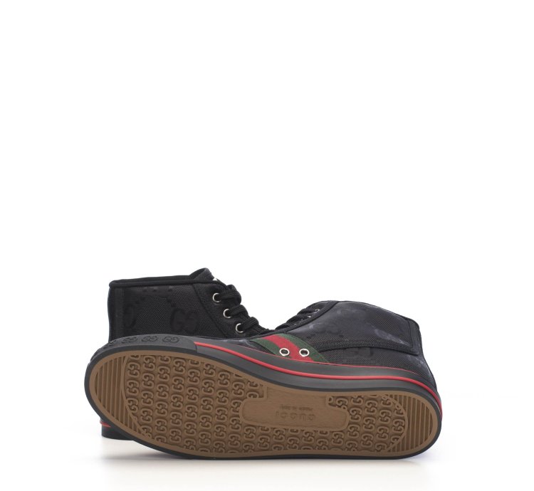 Black Gucci Off The Grid High Top Sneaker