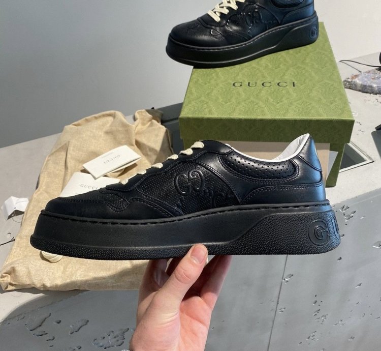 Black Week Sale Gucci Embossed Sneaker