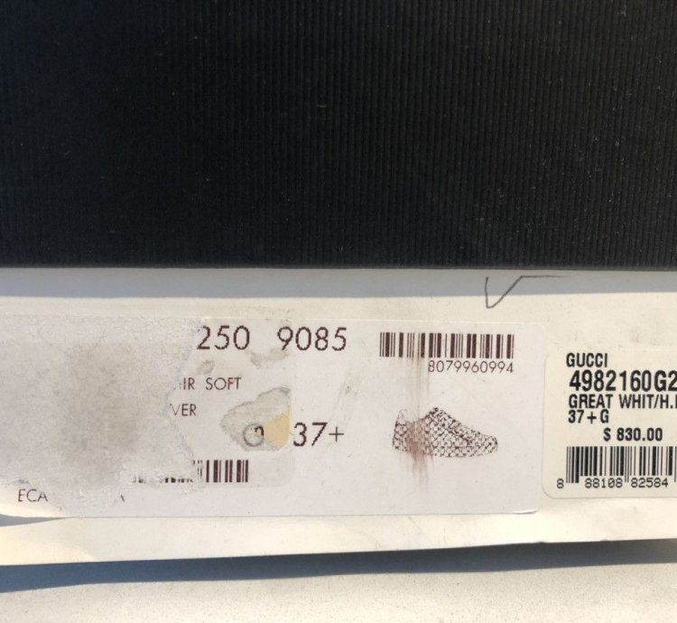BNIB Gucci Leather GG Print All Over Ace Low Sneaker