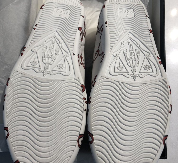 BNIB Gucci Leather GG Print All Over Ace Low Sneaker