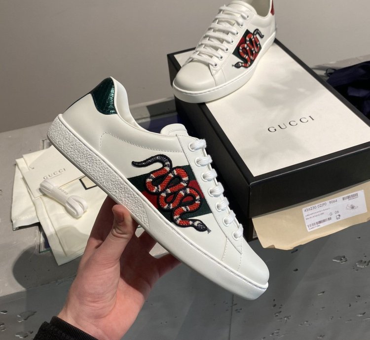 BNWT Gucci Ace Sneaker Kingsnake