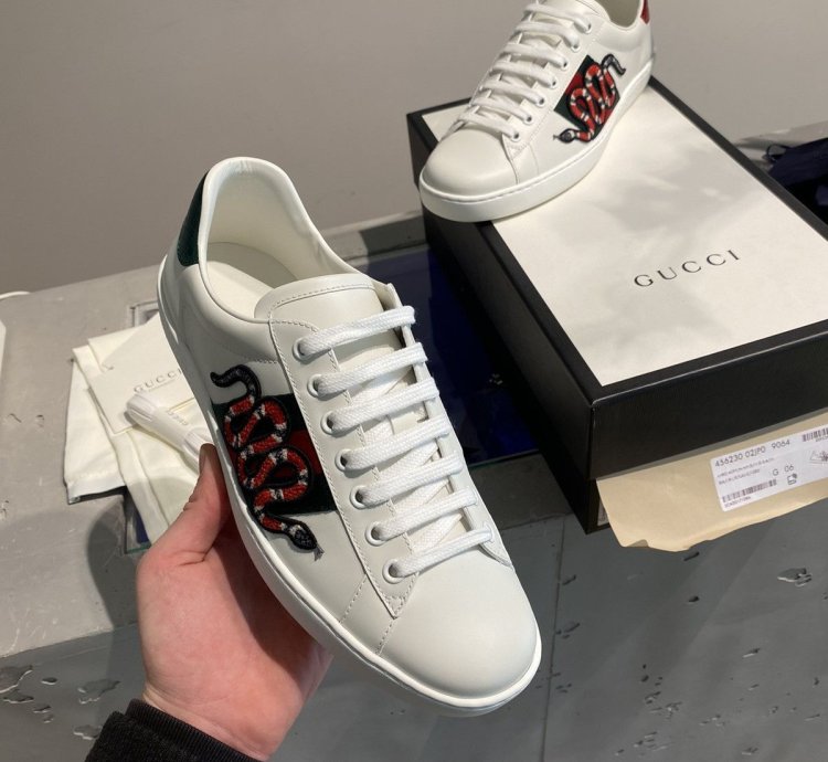 BNWT Gucci Ace Sneaker Kingsnake