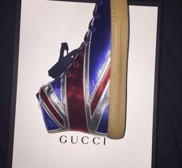 BNWT UNITED KINGDOM UK flag GUCCI HIGHS