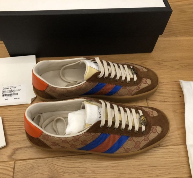 Brand new Gucci G74 sneakers