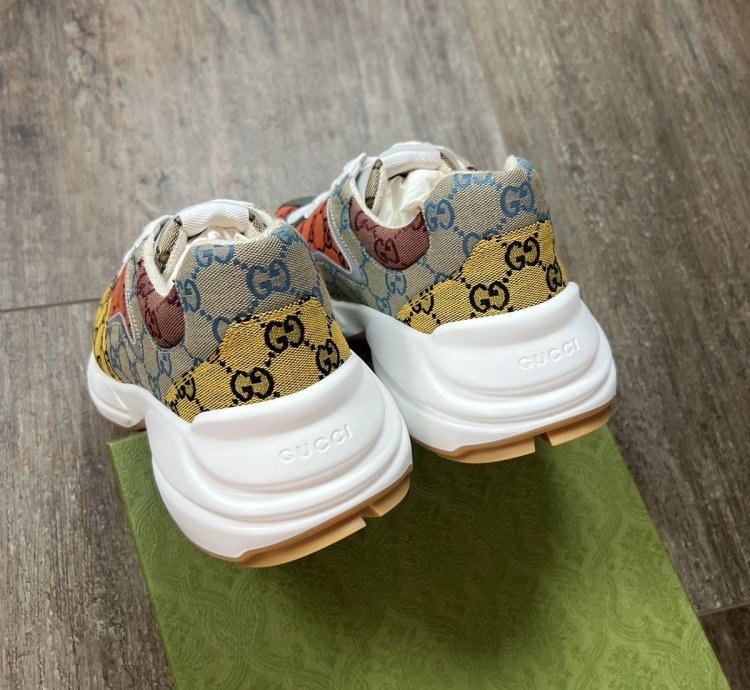 BRAND NEW GUCCI GG CANVAS RHYTON MULTICOLOR