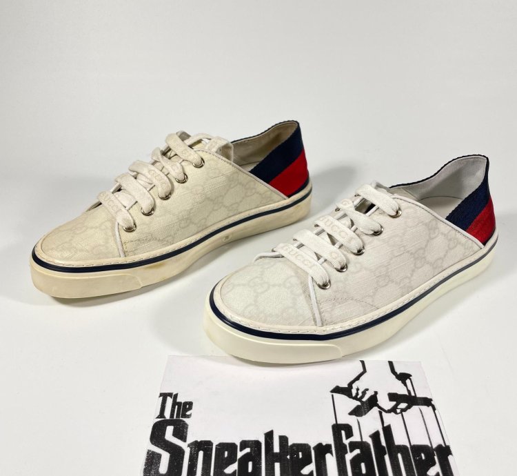 CONDITION - BRAND NEW GUCCI SNEA TESS GOMMA 9041 MENS 8 5