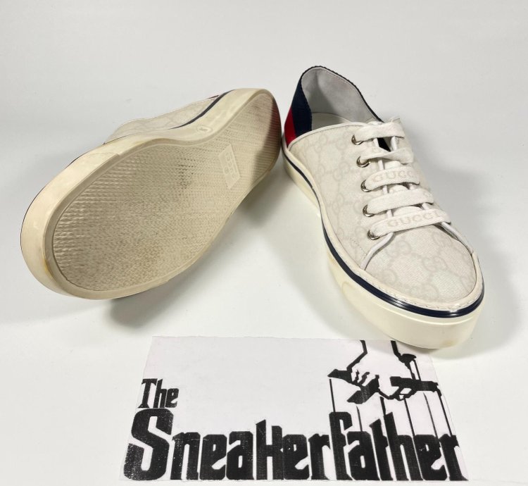CONDITION - BRAND NEW GUCCI SNEA TESS GOMMA 9041 MENS 8 5