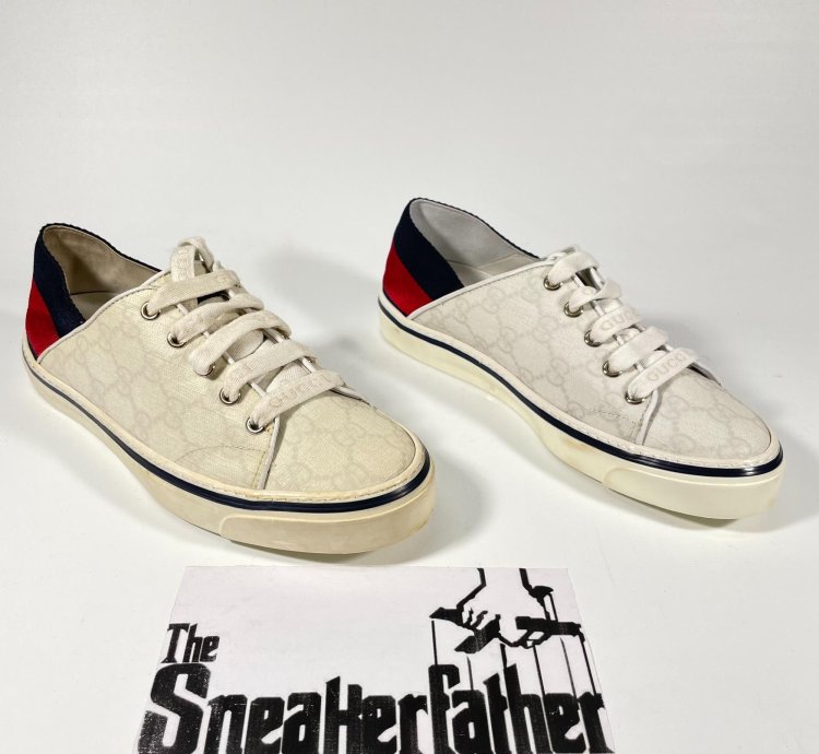 CONDITION - BRAND NEW GUCCI SNEA TESS GOMMA 9041 MENS 8 5