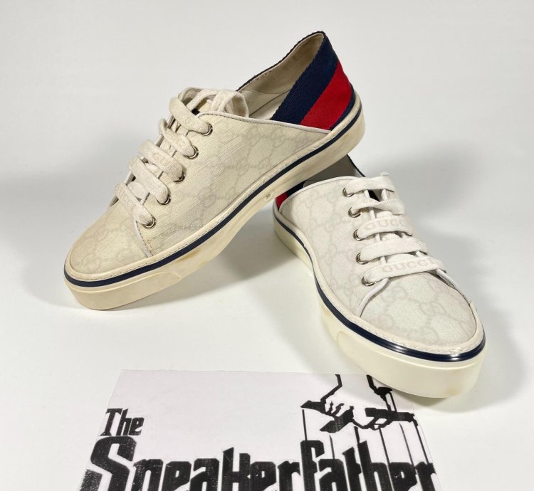 CONDITION - BRAND NEW GUCCI SNEA TESS GOMMA 9041 MENS 8 5
