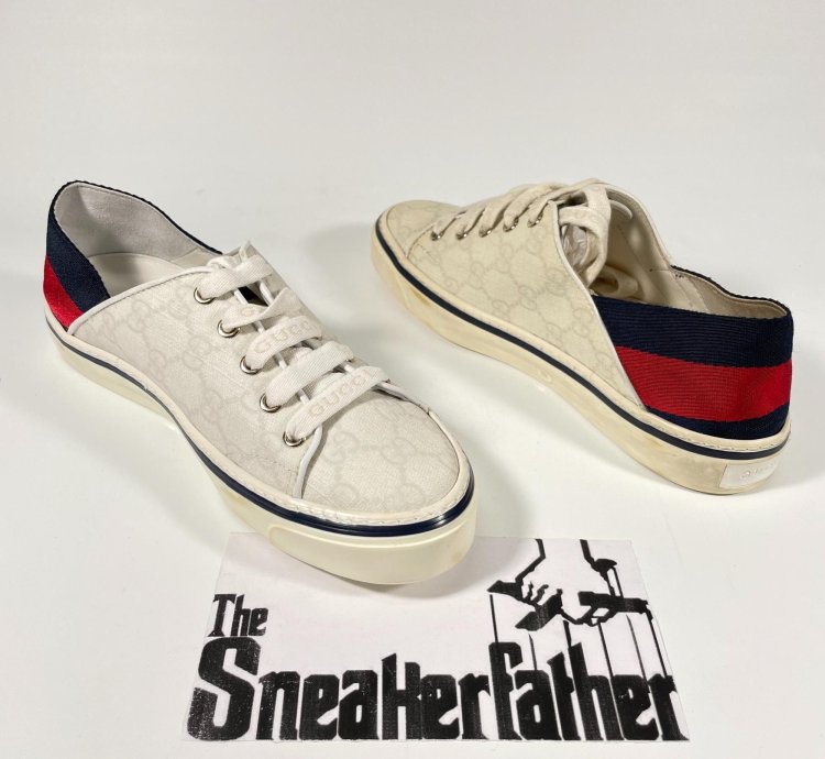CONDITION - BRAND NEW GUCCI SNEA TESS GOMMA 9041 MENS 8 5