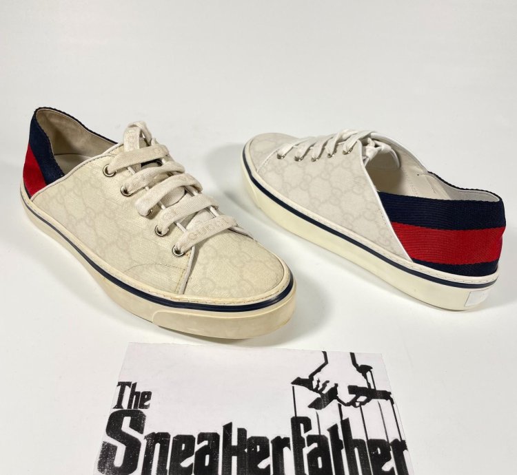 CONDITION - BRAND NEW GUCCI SNEA TESS GOMMA 9041 MENS 8 5