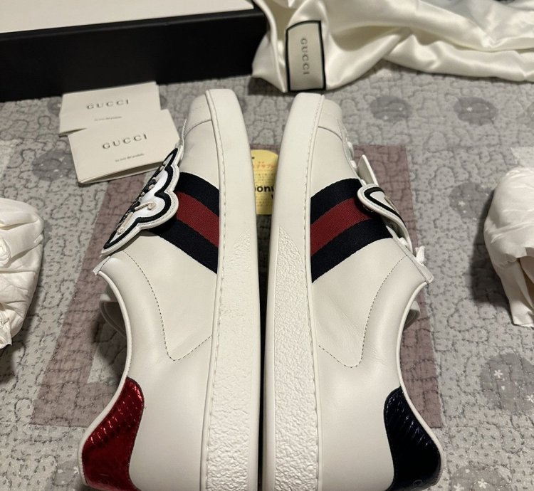 DEAL GUCCI ACE SNEAKERS SZ 10 5 NEW