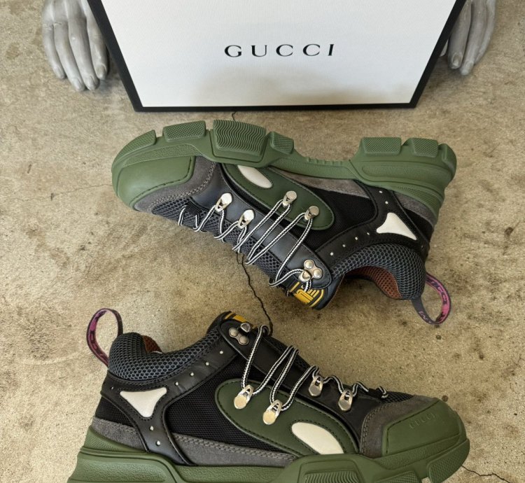 DS BRAND NEW GUCCI FLASHTREK CHUNKY DAD SNEAKER RUNNER SHOES