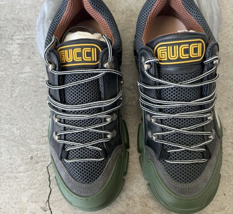DS BRAND NEW GUCCI FLASHTREK CHUNKY DAD SNEAKER RUNNER SHOES