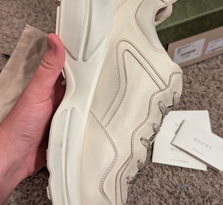 Gucci 14 5 rhyton mouth sneakers