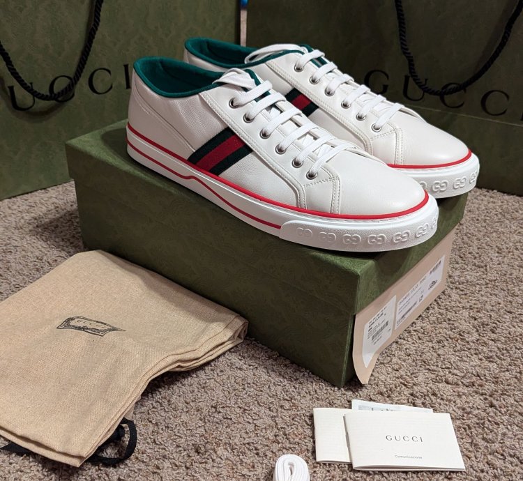 Gucci 1977 leather sneakers
