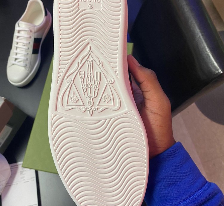Gucci Ace Embroidered Sneaker with Snake