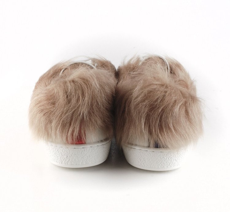 Gucci Ace Fur Inside Bee Sneakers Shoes Sz UK7 USA7 EUR41