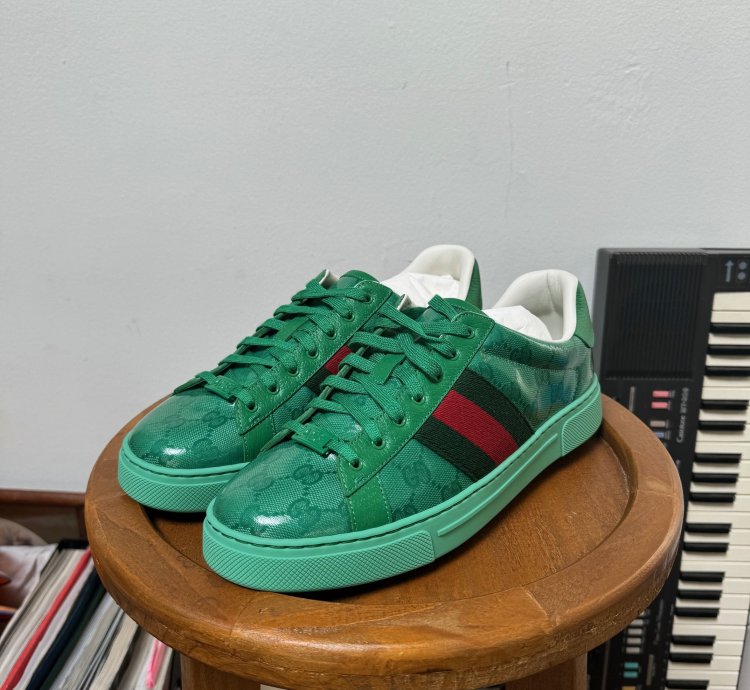 Gucci Ace GG Crystal Canvas Sneaker