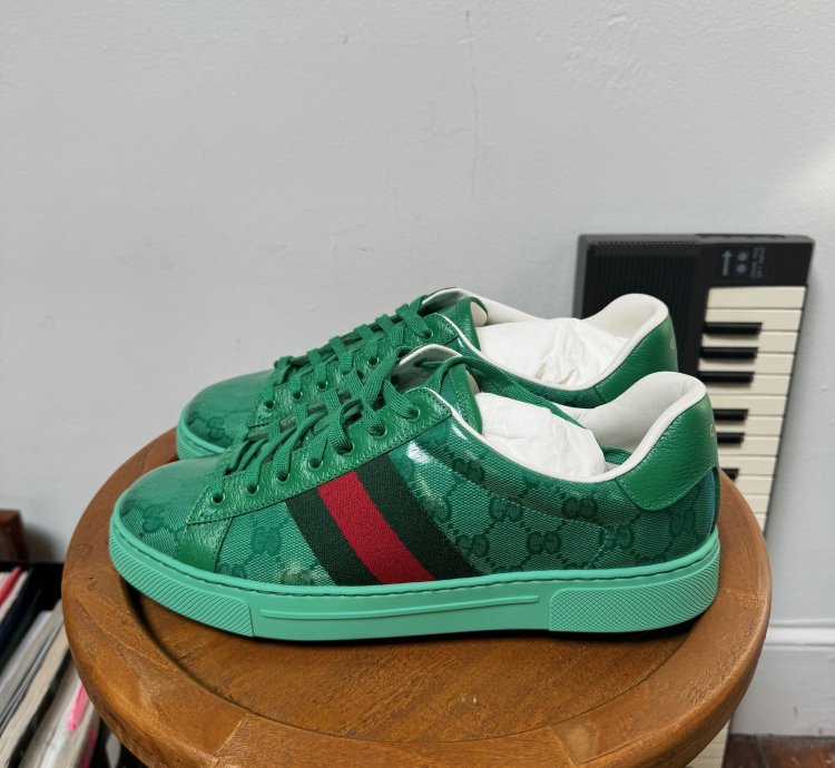 Gucci Ace GG Crystal Canvas Sneaker