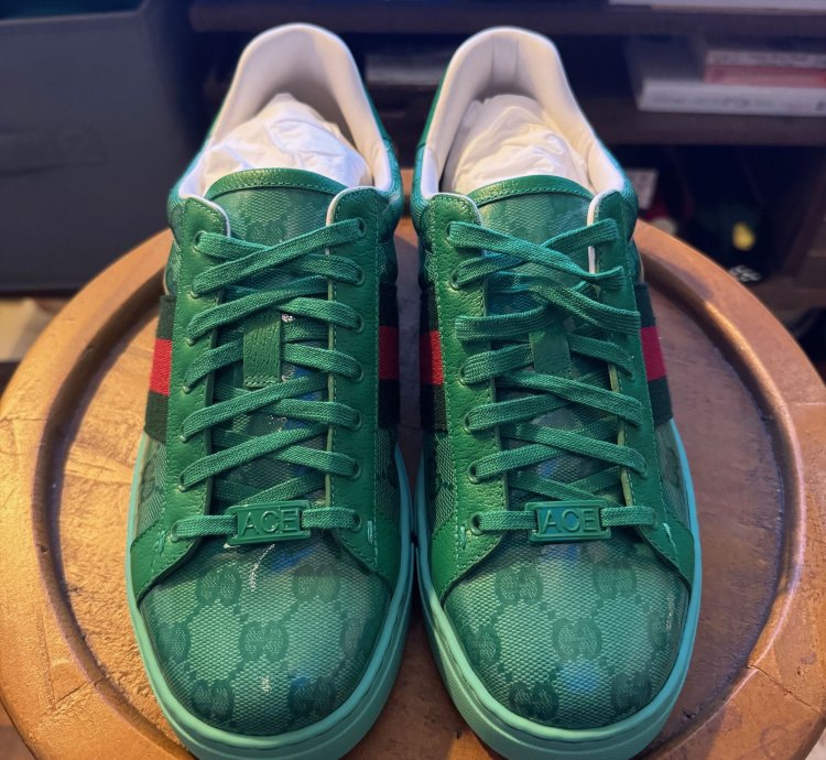Gucci Ace GG Crystal Canvas Sneaker