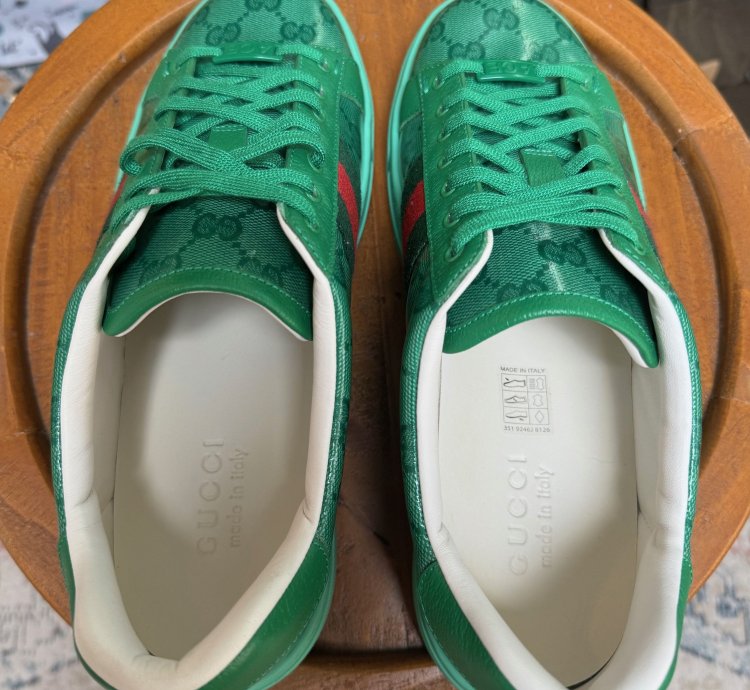 Gucci Ace GG Crystal Canvas Sneaker