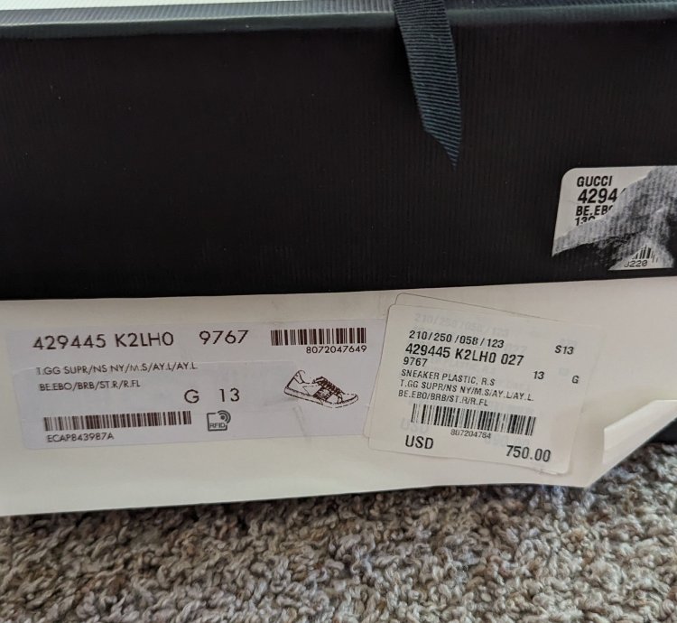 Gucci ace GG supreme sneakers