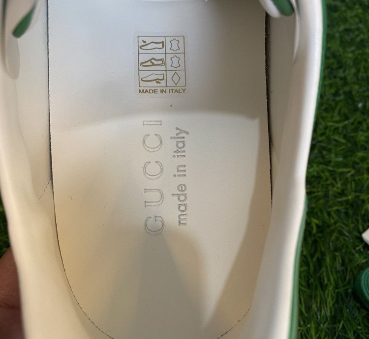 GUCCI ACE GREEN GG MONOGRAM