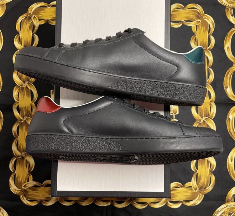 Gucci Ace Interlocking Black