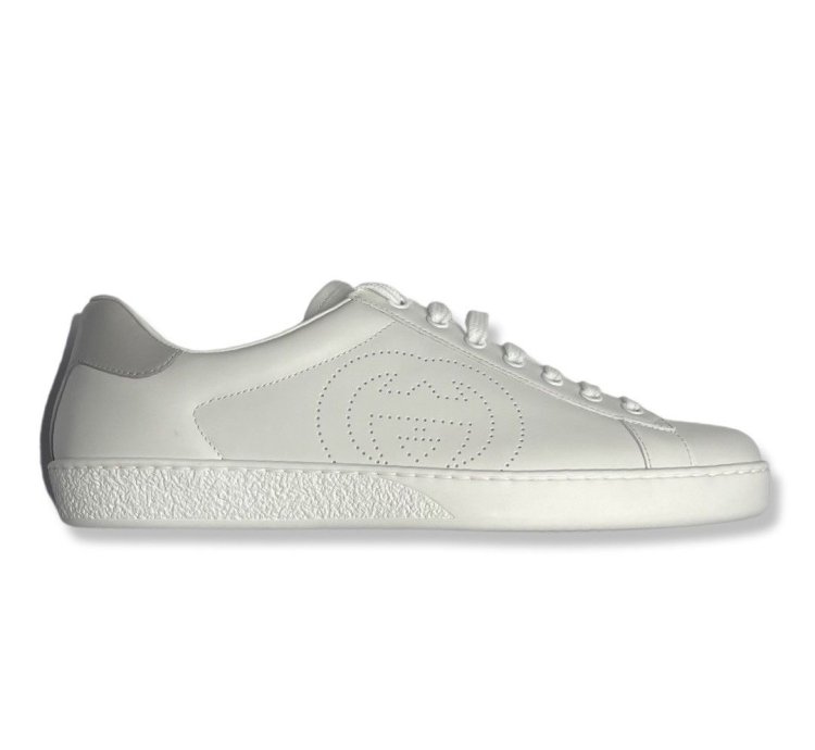 Gucci Ace Perforated Grey