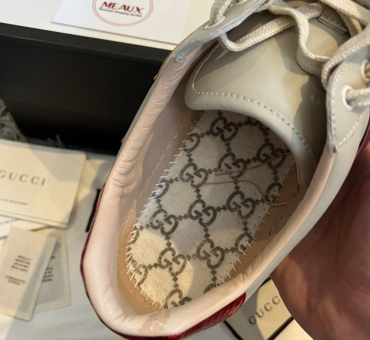 Gucci Ace sneaker flames flame limited rython BRAND NEW 7
