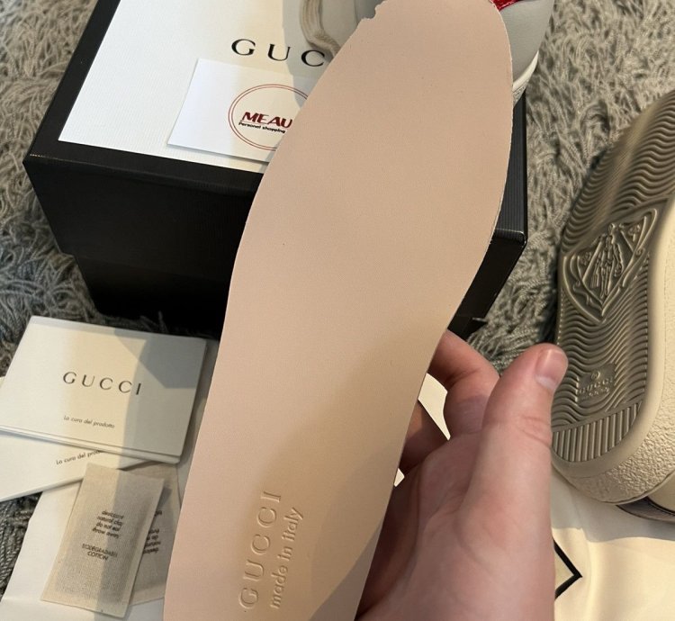 Gucci Ace sneaker flames flame limited rython BRAND NEW 7