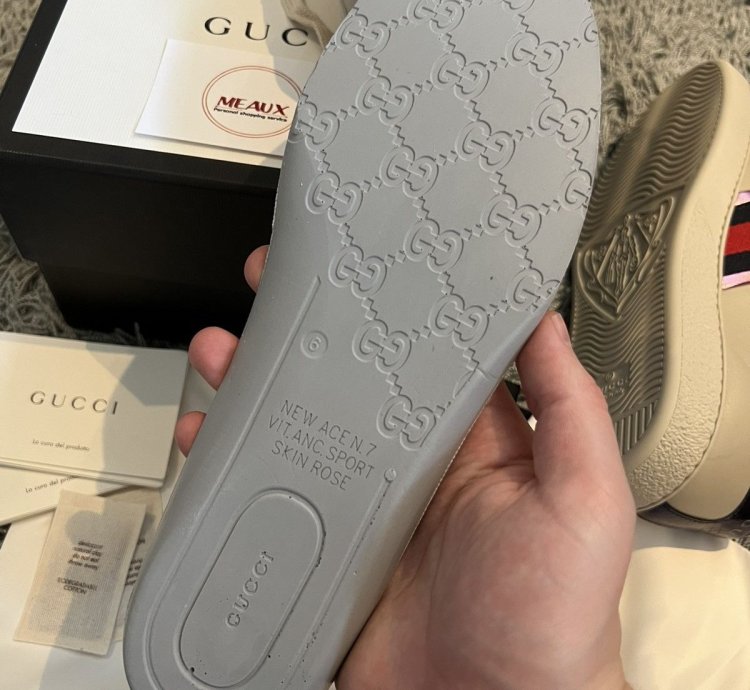 Gucci Ace sneaker flames flame limited rython BRAND NEW 7